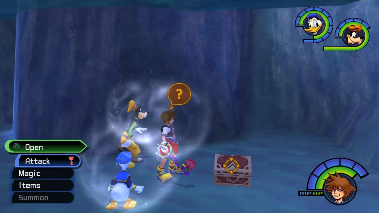 Hollow Bastion Rising Falls Under Water 1st Chest